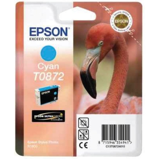Epson T0872 Cartouche encre Cyan Epson T0872 Cartouche encre Cyan