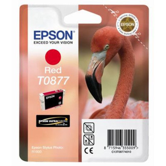 Epson T0877 Cartouche encre Rouge