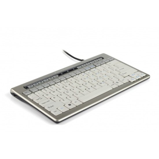 BakkerElkhuizen S-board 840 Clavier USB Gris QWERTZ DE