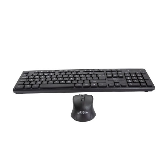 Origin Storage OS-KBD/MS-WRL clavier Souris incluse maison/bureau FR sans fil +USB QWERTY Anglais Noir Origin Storage OS-KBD/MS-WRL clavier Souris incluse maison/bureau FR sans fil +USB QWERTY Anglais Noir