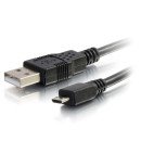 C2G 2.0m USB 2.0 câble USB 2 m USB A Micro-USB B Noir