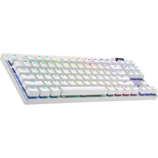 Logitech G PRO X TKL clavier RF sans fil + Bluetooth AZERTY Français Blanc