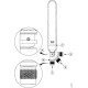 Cisco 4G/3G Omnidirectional Dipole TNC 2dBi antenne