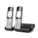 Gigaset COMFORT 500A duo Téléphone analog/dect Identification de l'appelant Noir, Argent