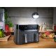 Tefal Dual Easy Fry & Grill EY905B Double 8,3 L Autonome 2700 W Friteuse d'air chaud Gris