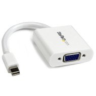 StarTech.com Adaptateur / Convertisseur vidéo Mini DisplayPort vers VGA - M/F - 1920x1200 - Blanc