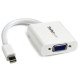 StarTech.com Adaptateur / Convertisseur vidéo Mini DisplayPort vers VGA - M/F - 1920x1200 - Blanc