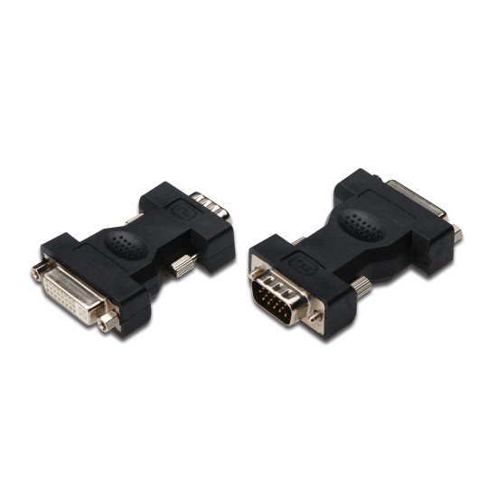 ASSMANN Electronic AK-320505-000-S cable gender changer DVI-I VGA (D-Sub) Noir