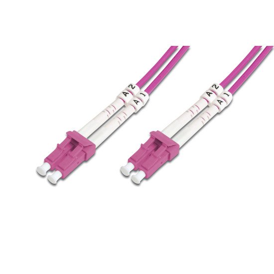 Digitus DK-2533-01-4 câble de fibre optique 1 m LC Rose