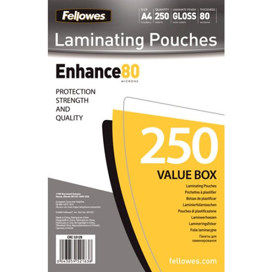 Fellowes Pochettes brillantes A4