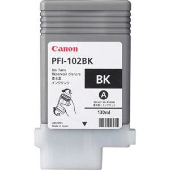 Canon PFI-102BK cartouche d'encre 1 pièce(s) Original Noir