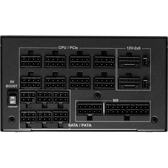 Asrock Phantom Gaming PG-1600G unité d'alimentation d'énergie 1600 W 20+4 pin ATX ATX Noir