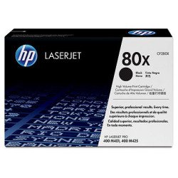 HP 80X / CF280X Toner Noir HP 80X / CF280X Toner Noir