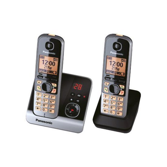 Panasonic KX-TG6722 Téléphone DECT Noir