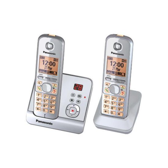 Panasonic KX-TG6722 Téléphone DECT Argent