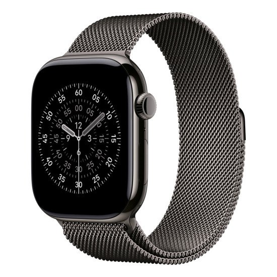Apple MGJ64ZM/A accessoire intelligent à porter sur soi Bande Couleur ardoise Acier inoxydable Apple MGJ64ZM/A accessoire intelligent à porter sur soi Bande Couleur ardoise Acier inoxydable