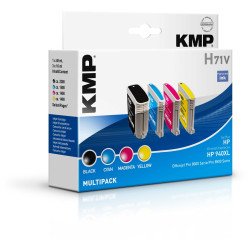 KMP H71V cartouche d'encre 4 pièce(s) Noir, Cyan, Magenta, Jaune