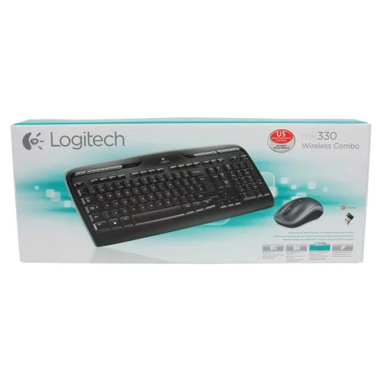 Logitech LGT-MK330 ensemble clavier et souris QWERTY US Int Logitech LGT-MK330 ensemble clavier et souris QWERTY US Int