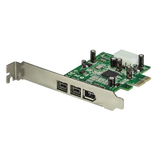 StarTech.com Carte Adaptateur PCI Express vers 3 Ports FireWire - 800 et 400 - 1394a 1394b