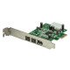 StarTech.com Carte Adaptateur PCI Express vers 3 Ports FireWire - 800 et 400 - 1394a 1394b