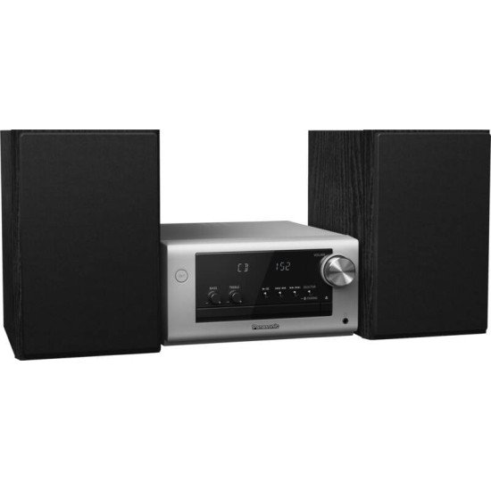 Panasonic SC-PM704EG-S ensemble audio pour la maison Système micro audio domestique 80 W Noir, Argent