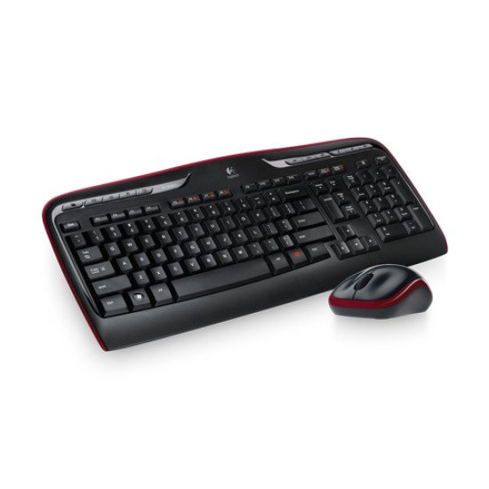 Logitech MK330 ensemble clavier et souris sans fil QWERTZ LU Noir
