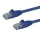 StarTech.com Câble réseau Cat6 Gigabit UTP sans crochet de 10m - Cordon Ethernet RJ45 anti-accroc - M/M - Bleu