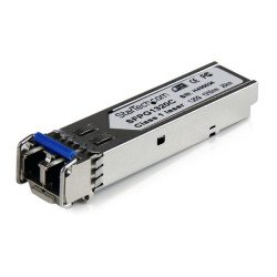 StarTech.com Module Transceiver SFP mini-GBIC à Fibre Optique Monomode LC Gigabit, DDM - compatible Cisco - 20 km StarTech.com Module Transceiver SFP mini-GBIC à Fibre Optique Monomode LC Gigabit, DDM - compatible Cisco - 20 km
