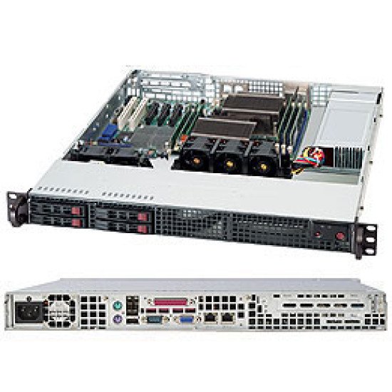 Supermicro SuperChassis 111TQ-600CB Support Noir 600 W Supermicro SuperChassis 111TQ-600CB Support Noir 600 W