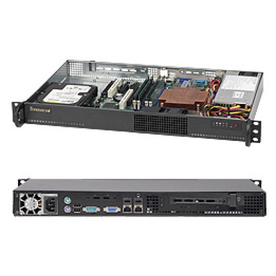 Supermicro SuperChassis 510-203B Support Noir 200 W