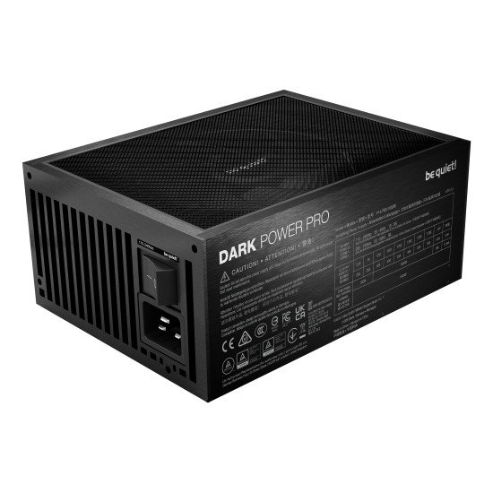 be quiet! Dark Power Pro 14 IO unité d'alimentation d'énergie 1600 W 20+4 pin ATX ATX Noir