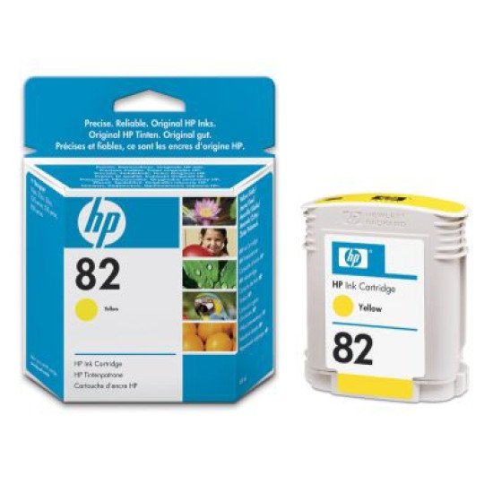 HP 82 / C4913A Cartouche encre / Jaune HP 82 / C4913A Cartouche encre / Jaune