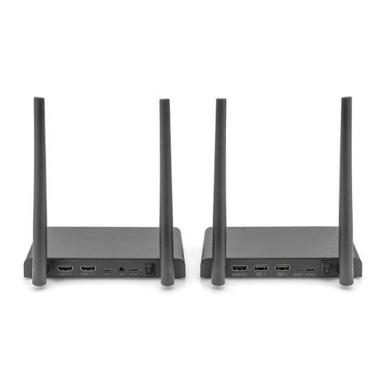 Digitus Kit extender KVM HDMI sans fil 4K, 150 m