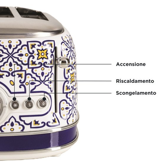 Ariete 0156/0C 6 4 part(s) 1630 W Blanc, Bleu clair