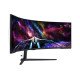 Samsung Odyssey S57CG954NU écran PC 144,8 cm (57") 7680 x 2160 pixels 8K Ultra HD QLED Noir, Blanc