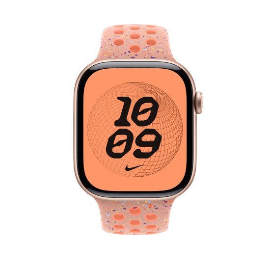 Apple Nike Sport Band Bande Rose Aluminium, Fluoroélastomère