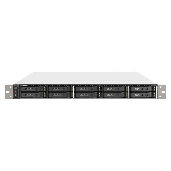 QNAP TS-h1090FU NAS Rack (1 U) EPYC 7302P 128 Go DDR4 0 To QuTS hero Noir, Gris QNAP TS-h1090FU NAS Rack (1 U) EPYC 7302P 128 Go DDR4 0 To QuTS hero Noir, Gris