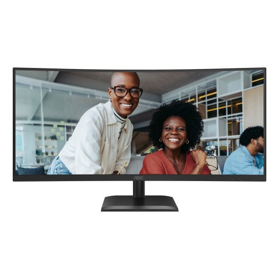 AOC E4 CU34E4CV écran PC 86,4 cm (34") 3440 x 1440 pixels UltraWide Quad HD LCD Noir