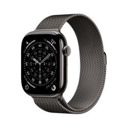 Apple Watch Series 11 OLED 46 mm Numérique 416 x 496 pixels Écran tactile 5G Titane Wifi GPS (satellite)