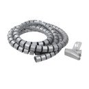 LogiLink KAB0014 serre-câbles Argent