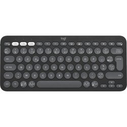 Logitech Pebble Keys 2 K380s clavier RF sans fil + Bluetooth AZERTY Français Graphite