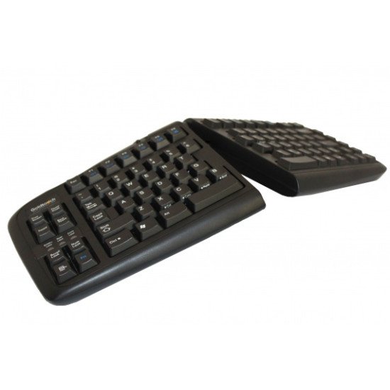 BakkerElkhuizen Goldtouch Adjustable V2 clavier USB + PS/2 QWERTY Anglais Noir