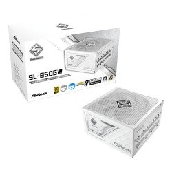Asrock SL-850GW Steel Legend unité d'alimentation d'énergie 850 W 20+4 pin ATX ATX Blanc