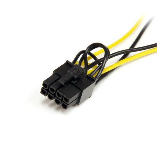 StarTech.com SATPCIEX8ADP Câble adaptateur d'alimentation SATA vers carte vidéo PCI Express 8 broches de 15 cm