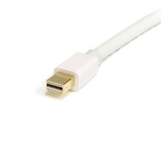 StarTech.com Câble adaptateur Mini DisplayPort vers DisplayPort 1.2 de 3m - M/M - DisplayPort 4K - Blanc