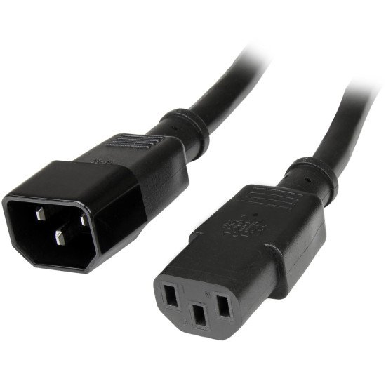StarTech.com PXT1001410 câble électrique Noir 3,05 m Coupleur C13 Coupleur C14 StarTech.com PXT1001410 câble électrique Noir 3,05 m Coupleur C13 Coupleur C14