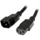 StarTech.com PXT1001410 câble électrique Noir 3,05 m Coupleur C13 Coupleur C14 StarTech.com PXT1001410 câble électrique Noir 3,05 m Coupleur C13 Coupleur C14