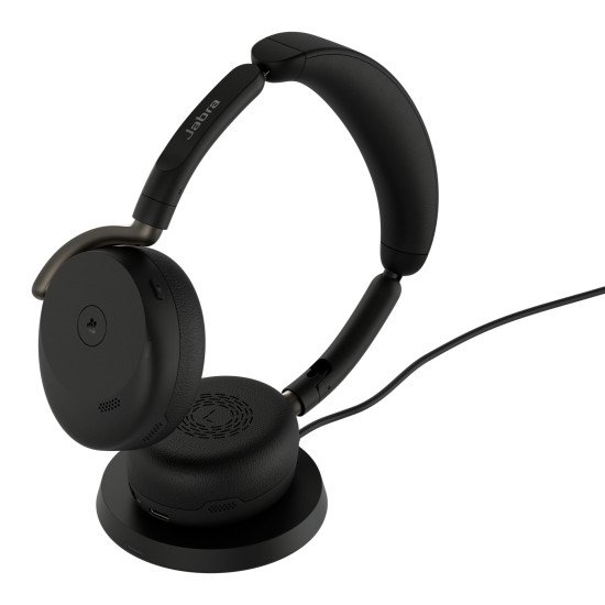 Jabra Evolve3 65 Flex Casque Sans fil Arceau Bureau/Centre d'appels USB Type-A Bluetooth Noir