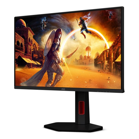 AOC G4 25G4KUR écran PC 62,2 cm (24.5") 1920 x 1080 pixels Full HD LED Noir, Rouge