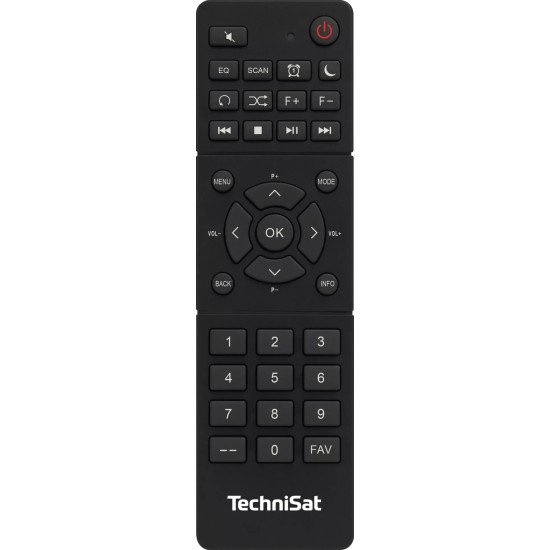 TechniSat DIGITRADIO 3 ASA Noir, Argent
